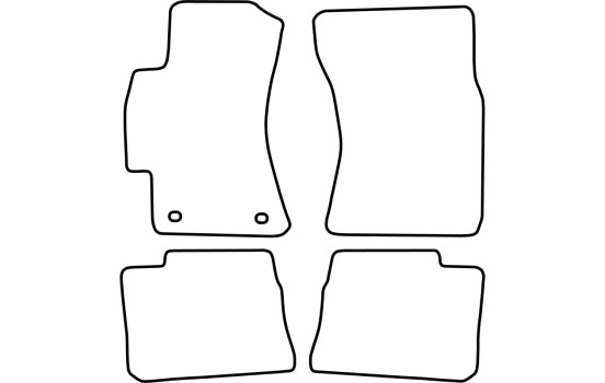 Tapis de voiture Velour adapté pour Subaru Impreza 2008-, Image 6