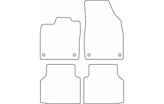 Tapis de voiture Velour adapté pour Volkswagen ID.4 2020-, Image 6