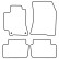 Tapis de voiture Velour pour Lexus IS200 1999, Vignette 6