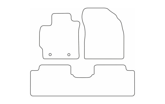 Tapis de voiture Velours adaptable à Toyota Auris 200, Image 6