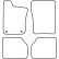 Tapis de voiture Velours adaptable pour Citroen BX 1983-1994, Vignette 6