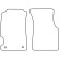 Tapis de voiture Velours adaptable pour Honda CRX 1993-1996, Vignette 6