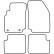 Tapis de voiture Velours adaptable pour Nissan Primera 1990-1996, Vignette 6