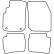 Tapis de voiture Velours adaptable pour Nissan Primera 1996-2001, Vignette 6