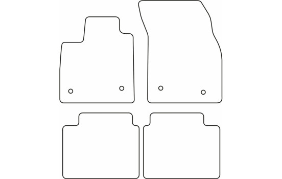 Tapis de voiture Velours adaptés pour Ford Focus IV 2018-, Image 6