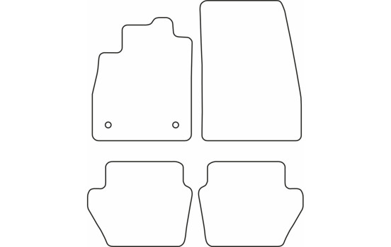 Tapis de voiture Velours adaptés pour Ford Puma 2019-, Image 6
