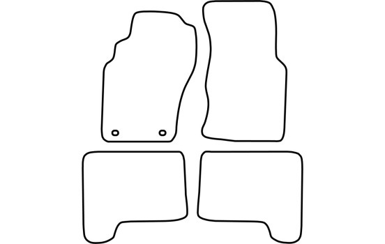 Tapis de voiture Velours adaptés pour Nissan Pathfinder 2000-2005, Image 6