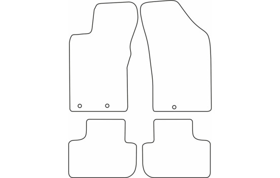 Tapis de voiture Velours pour Alfa Romeo GT 2004-2011, Image 6