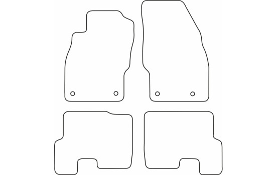 Tapis de voiture Velours pour Opel Corsa E 201, Image 6