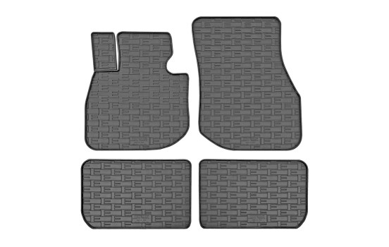 Tapis en caoutchouc adaptés à la BMW iX1 (U11) 2022- (4 pièces avec points de fixation)