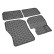 Tapis en caoutchouc adaptés à la BMW iX1 (U11) 2022- (4 pièces avec points de fixation), Vignette 2
