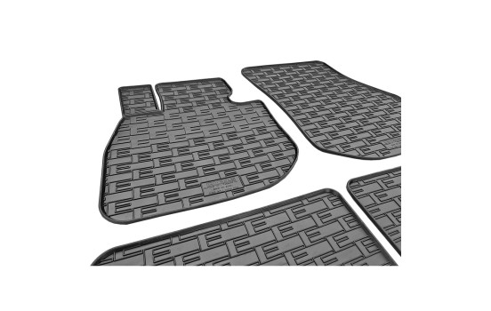 Tapis en caoutchouc adaptés à la BMW iX1 (U11) 2022- (4 pièces avec points de fixation), Image 4