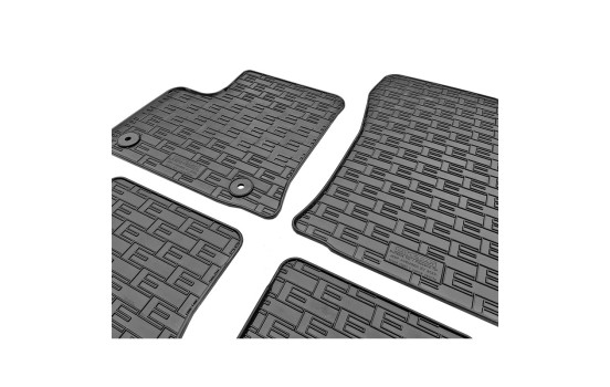 Tapis en caoutchouc adaptés à la Jeep Avenger (électrique) 2023- (4 pièces avec points de fixation), Image 4