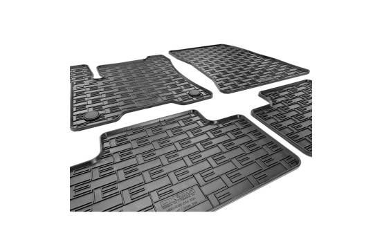 Tapis en caoutchouc adaptés à Mercedes EQA (H243) 2021- (4 pièces avec points de fixation), Image 3