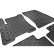 Tapis en caoutchouc adaptés à Mercedes EQA (H243) 2021- (4 pièces avec points de fixation), Vignette 4