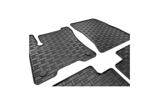 Tapis en caoutchouc adaptés à Mercedes EQA (H243) 2021- (4 pièces avec points de fixation), Image 4