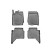 Tapis en caoutchouc adaptés au pick-up Ford Ranger Double Cab 2012+ (incl. Facelift)