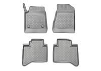 Tapis en caoutchouc adaptés au pick-up Maxus T90 EV (électrique) 2022- ; ensemble complet (FS)