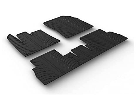 Tapis en caoutchouc adaptés pour Citroën Berlingo Multispace /Opel Combo (3 pièces)