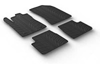 Tapis en caoutchouc adaptés pour Citroën C3 11/2016- (T-Design 4 pièces)