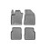 Tapis en caoutchouc adaptés pour Jeep Compass 2017+ (incl. Facelift)