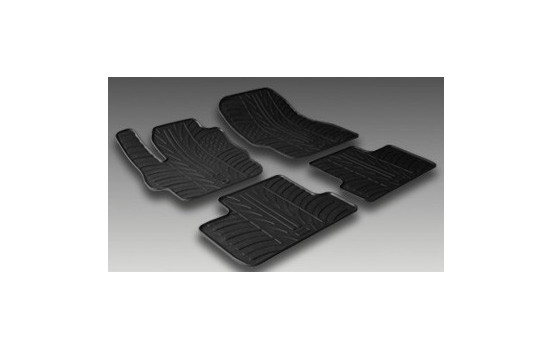 Tapis en caoutchouc adaptés pour Mazda 3 2009-2012 (T-Design 4 pièces + clips de montage), Image 2