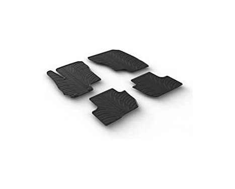 Tapis en caoutchouc adaptés pour Mitsubishi Outlander 2012- (4 pièces)