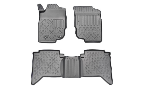 Tapis en caoutchouc adaptés pour Toyota Hilux Double Cab 2006-2016
