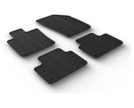 Tapis en caoutchouc adaptés pour Volvo V60 II 2018- (4 pièces)
