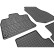 Tapis en caoutchouc compatibles avec Lynk & Co 01 2021- (lot de 4 avec points de fixation), Vignette 4
