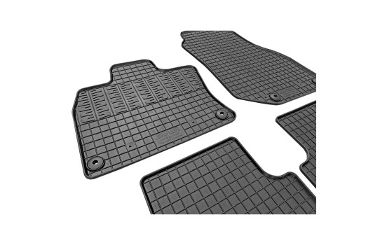 Tapis en caoutchouc compatibles avec Lynk & Co 01 2021- (lot de 4 avec points de fixation), Image 4