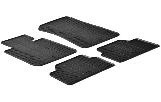 Tapis en caoutchouc pour BMW Série 1 E81/E87 3/5 portes 2004-