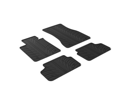 Tapis en caoutchouc pour BMW Série 5 G30/G31 2017- 4 pièces