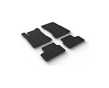 Tapis en caoutchouc pour Mercedes CLA (C118) Berline 2/2019- (4 pièces)