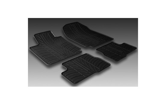 Tapis en caoutchouc pour Nissan Micra 2003-2011 (T-Design 4 pièces), Image 2