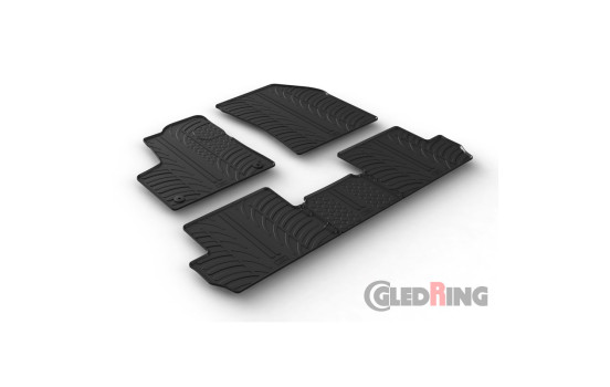 Tapis en caoutchouc pour Peugeot 3008 9/2016- (5 pièces), Image 2