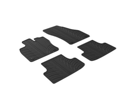 Tapis en caoutchouc pour Seat Ateca 5/2016- (T-Design 4 pièces)