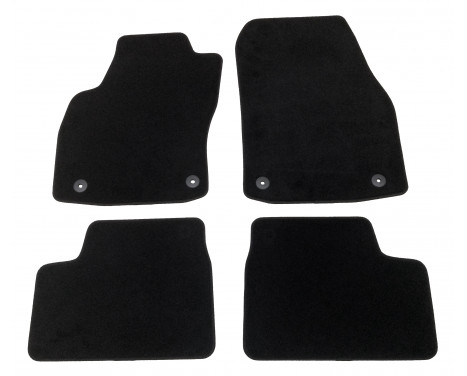 Tapis en velours pour Opel Astra H 2004-2010 4 pièces