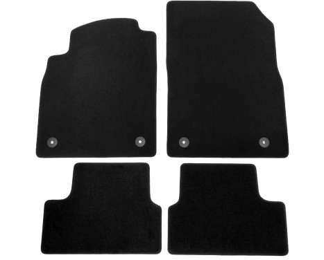 Tapis en velours pour Opel Astra J 2010 / Cascada 2013-4 pièces