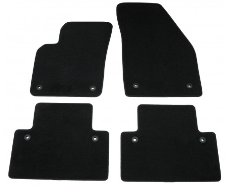 Tapis en velours pour Volvo S40 / V50 2004-2011 4 pièces