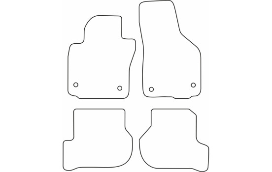 Tapis Velour adapté pour Seat Leon 2005-2008, Image 6