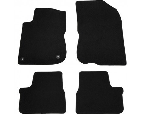 Tapis Velours pour Peugeot 208 2012-4 pièces