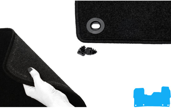 Tapis Voiture Ford Transit 2006-2014 Tapis avant 1 pièce, Image 4