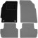 Tapis voiture Gauche Avant Chevrolet Spark 2010-2012 1 pièce