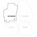 Tapis voiture Gauche Avant Ford Mondeo 2000-2007 1 pièce, Vignette 3