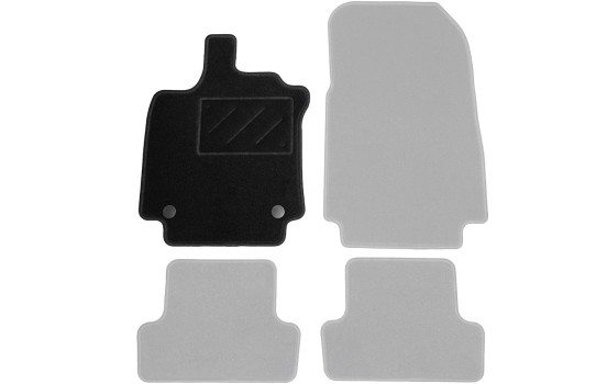 Tapis voiture Gauche Avant Renault Clio IV 2012-1 pièce
