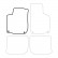 Tapis voiture Gauche Avant Seat Leon, Toledo 2000-2005 1 pièce, Vignette 3