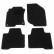 Tapis voiture pour Nissan X-Trail T30 2001-2007 4 pcs