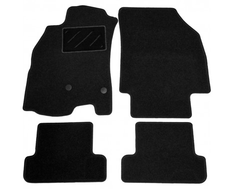 Tapis voiture pour Renault Megane III 2011-4 pièces