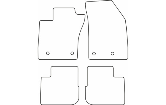 Tapis de sol adaptés à Fiat Tipo 5 portes/SW 2017-, Image 2